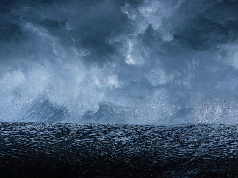 Rainfall - Waves - Underwater Art Photography by Alexej Sachov